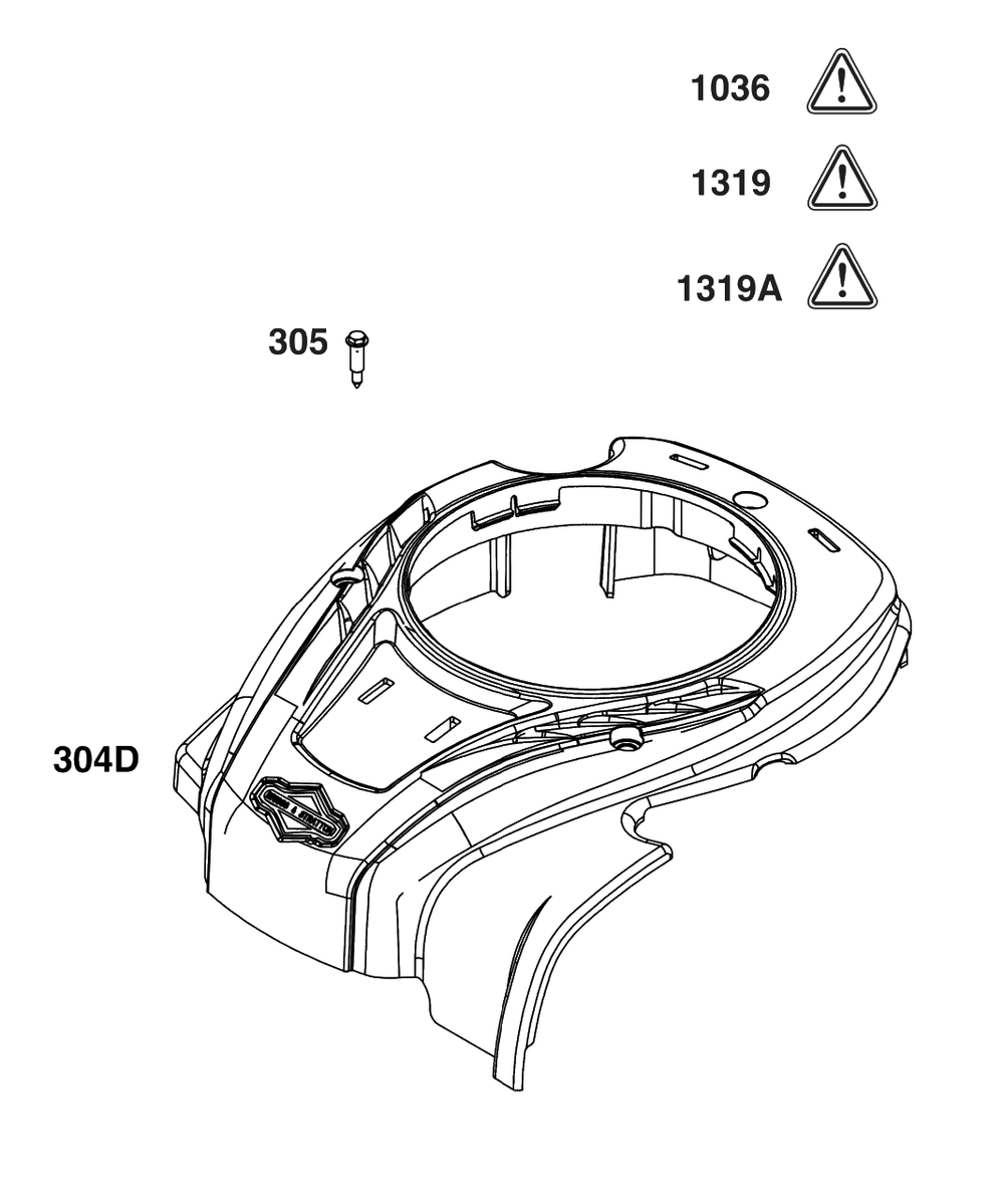 Blower Housing Group Diagram and Parts List for 9P602-0121-H1  Briggs and Stratton Engine